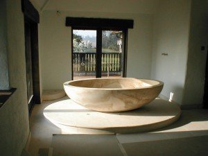 Travertine Stone Bath